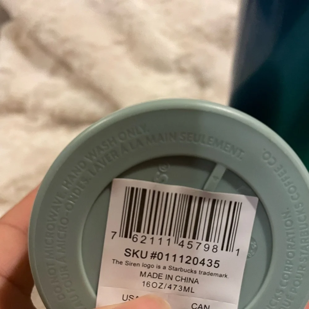 Set of Starbucks coffee cups
